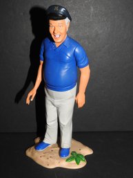 Vintage 10 Inch THE SKIPPER From Gilligans Island Statue