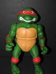 Large 13 Inch 1989 Teenage Mutant Ninja Turtles Rapheal Articulating Rubber Toy