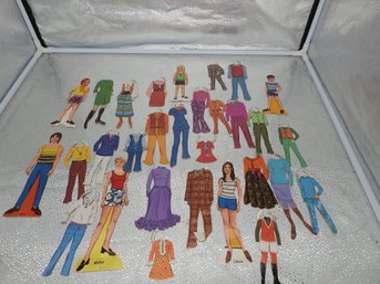 1969 The Partridge Family Doll Clothing Cut Outs