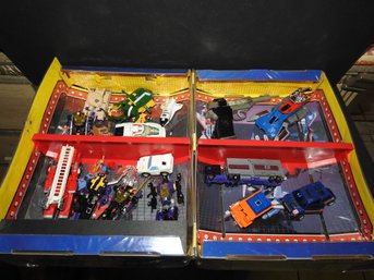 1980s Jumbo Transformers Case Loaded With G1 Transformers Toys Lot 1