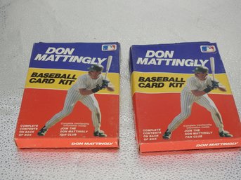 1988 Don Mattingly Baseball Card Kits Lot Of 2