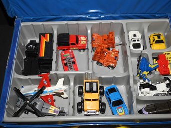 1980s Transformers Collectors Case Loaded With G1 Transformers Toys  Lot 1