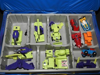 1980s Transformers Collectors Case Loaded With G1 Transformers Toys  Lot 2