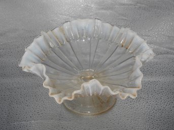 G78 Early Fenton Clear Glass Compote