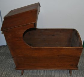 Antique Wood Baby Rocker