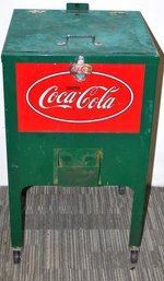 1990's Rolling Coca Cola Cooler
