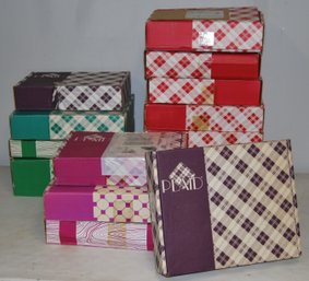 Lot Of Fifteen ' Plaid ' Arts And Crafts Sets.