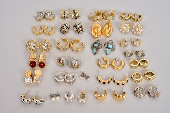 Nice Collection Of Assorted Pierced Earrings