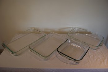 Set Of 4 Glass Baking Dishes