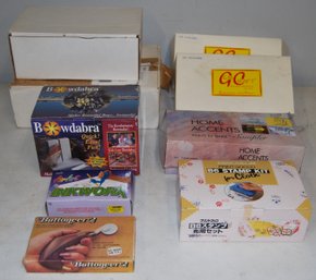 Lot Of Nine Arts And Crafts Kits