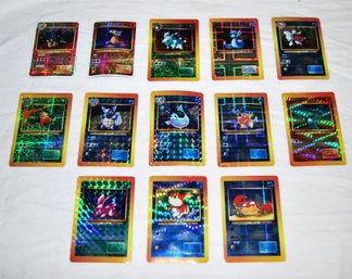 Lot Of Thirteen Pocket Monsters Stickers