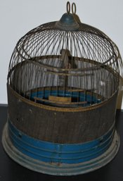 Vintage Metal Birdcage By Hendryx From New Haven, CT