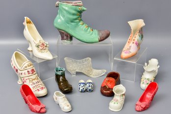Collection Of 14 Decorative Shoes