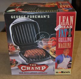 New In Box George Foreman Lean Mean Grilling Machine