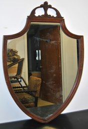 Vintage Shield Form Mirror