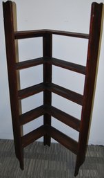 Vintage, Rustic Corner Bookshelf