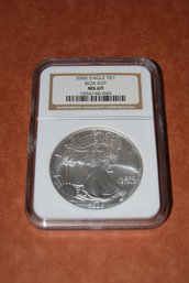 2006 1 Ounce Silver Eagle Coin (#29) Graded MS69