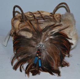 Beautiful Handmade Northen Plains Native American Basket By Brenda Lee