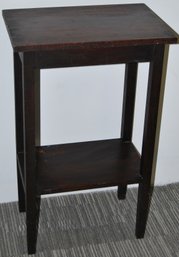 Vintage 2-tier Side Table Or Plant Stand