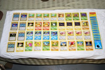 Lot Of 58 Early Pokemon Cards