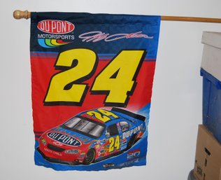 Jeff Gordan Flag With Pole