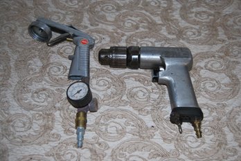 Snap-on Air Drill And Spray Gun No Bottle With It