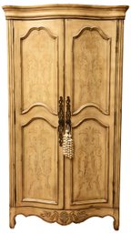 French Country Style Entertainment Wardrobe Armoire Cabinet