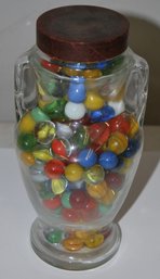 Bottle Of Vintage Marbles