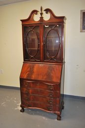 Vintage Secretary Desk With Claw Feet From Chirago