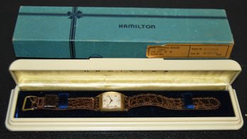 Vintage Hamilton 14k Gold Filled Watch Model 747