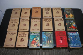 Vintage Lot Of 18 'the Hardy Boys' Books