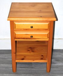 Pine Hallway 2 Drawer Table Or Side Table