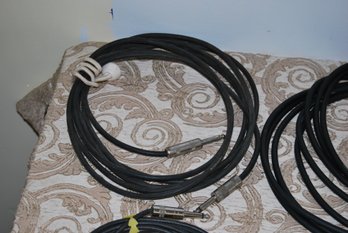 Lot Of 20 Music Cables Of Various Sizes