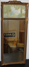 Vintage Deco Trumeau Mirror