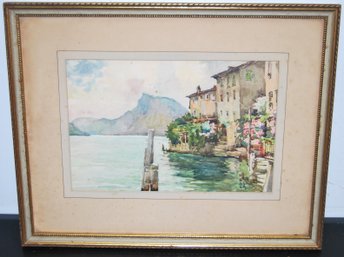 Nicolas Markovich Framed Watercolor Print