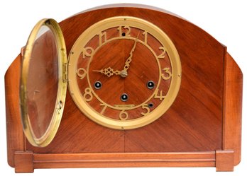 Seth Thomas Falsbury Art Deco No. 124 Eight Day Movement Mantel Clock With Westminster Chimes