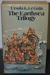 ' The Earthsea Trilogy ' By LeGuin. 4th Printing, Bantom Edition Circa 1975