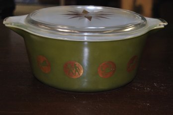 Vintage Pyrex 1960's Promotional Green Zodiac 475-b