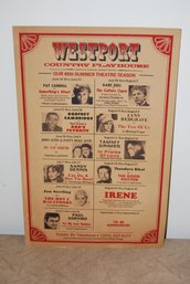 Vintage Westport Country Playhouse Poster.