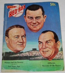 1956 Boston Red Sox Yearbook