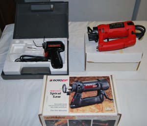 Two Spiral Saws And Soldering Gun