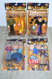 Mcfarlane Toys 1999 The Beatles Yellow Submarine Action Figures.