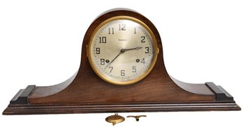 Vintage Waterbury Clock Company Mahogany Mantle Clock