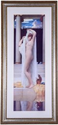 The Tate Gallery London Framed Print Of A Nude Lady Posing