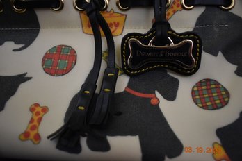 Dooney & Bourke Dog Pattern Leather Bag