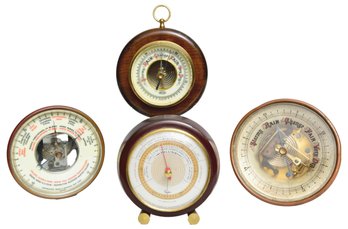 Collection Of Barometers - Taylor Stormoguide, Frank F. Watrous, Stellar And More