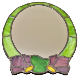 Stained Glass Wall Mirror