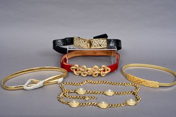 Collection Of Five Accessocraft NYC Women's Belts