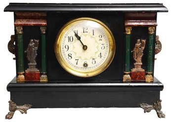 Antique Arcadia The Sessions Clock Company Mantle Clock
