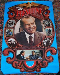 Vintage 1972 Richard Nixon Campaign Poster